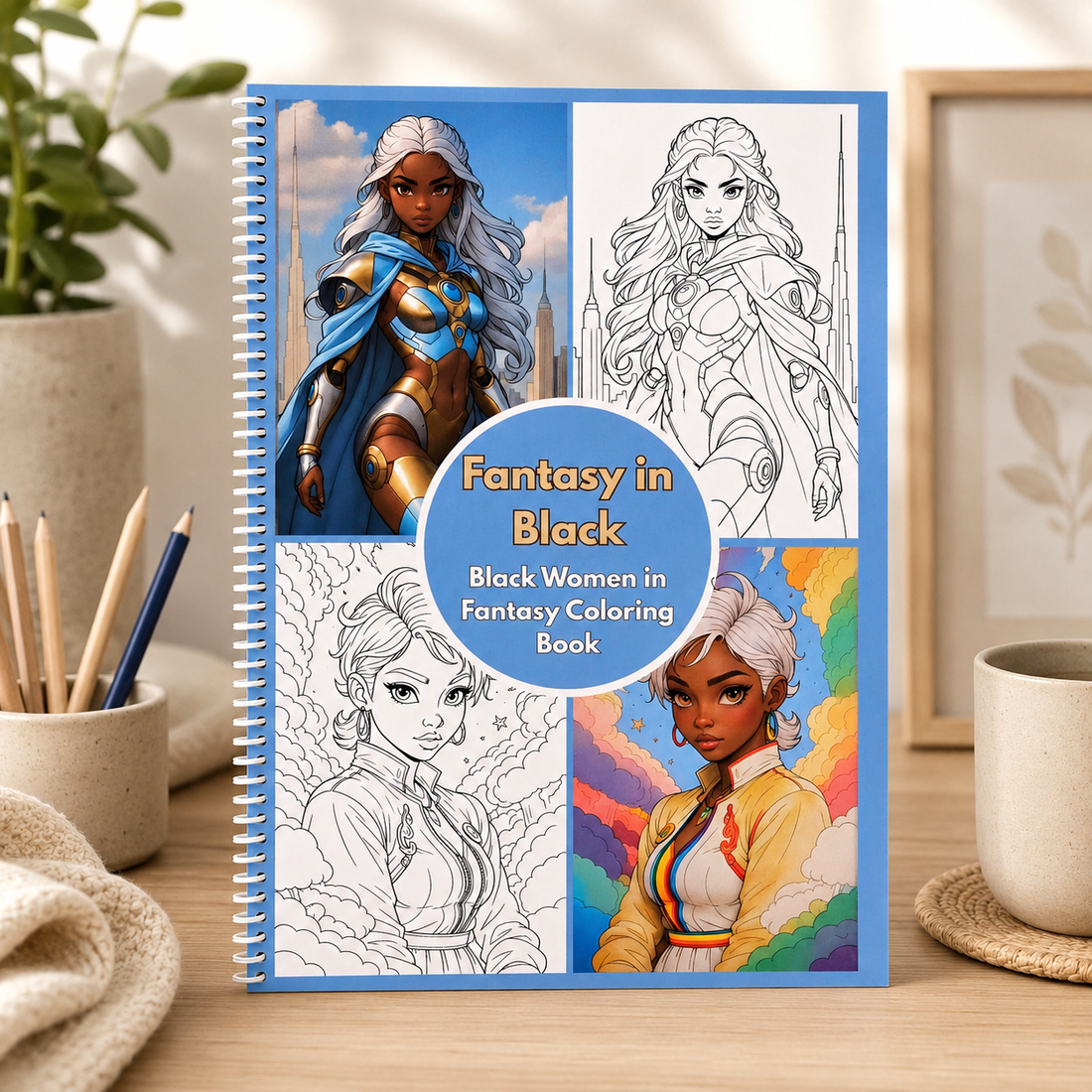 Meet the Coloring Book That Puts Black Women at the Center of the Fantasy World
