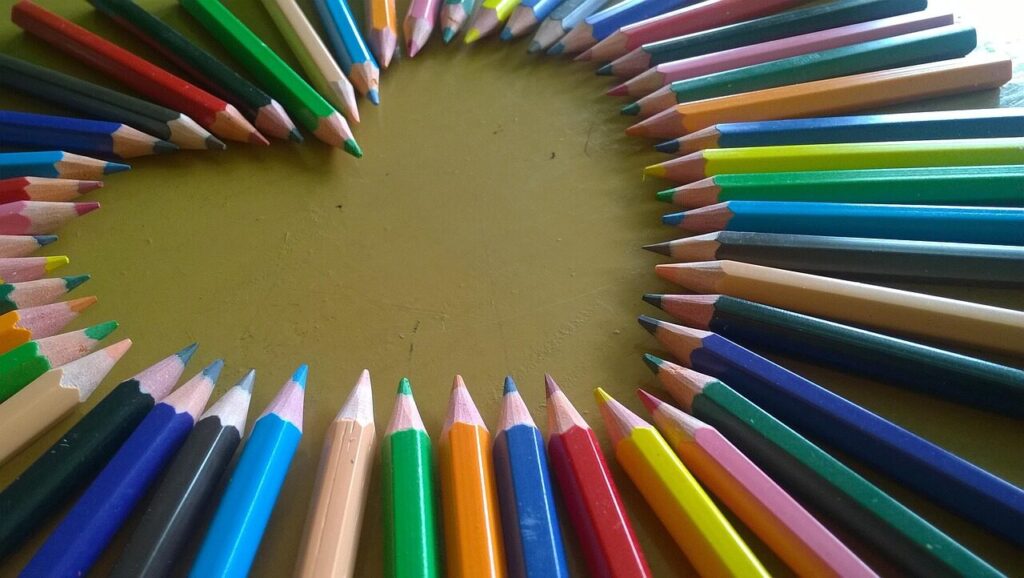 Colorful Beginnings: A Cozy Guide to Coloring with Colored Pencils on Fantasy In Black Pages
