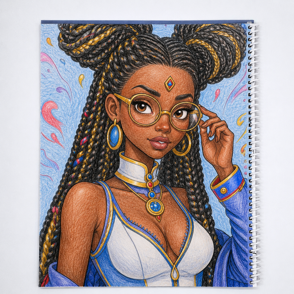 Fantasy In Black: Black Women In Fantasy Coloring Book, image 4